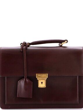 Saint Laurent Medium High School Satchel Leather